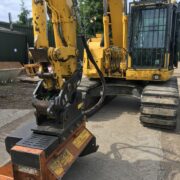 Flail Mulcher on 14t excavator