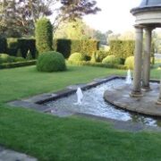 Topiary garden planted