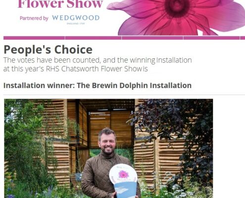 Winner at RHS Chatsworth Show 2018