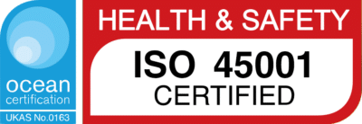 UKAS accredited ISO45001